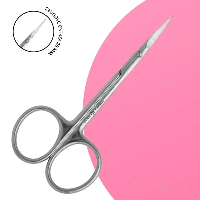 Nožnice na kožičku s háčikom IQ Nails Premium – 25 mm (č. 141)