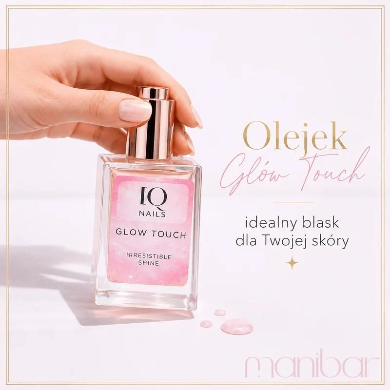 Olejček na nechty s trblietkami IQ Nails Glow Touch 30 ml (č. 147)